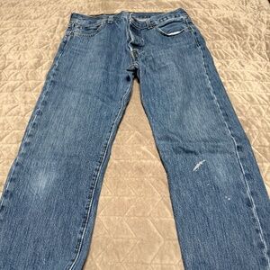 Levis 501 jeans size 33 34 Well worn